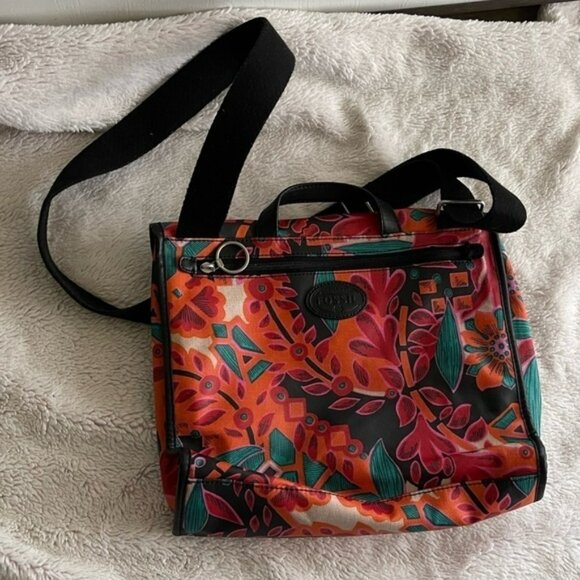 Fossil floral Key per flap medium large bag - Picture 2 of 6